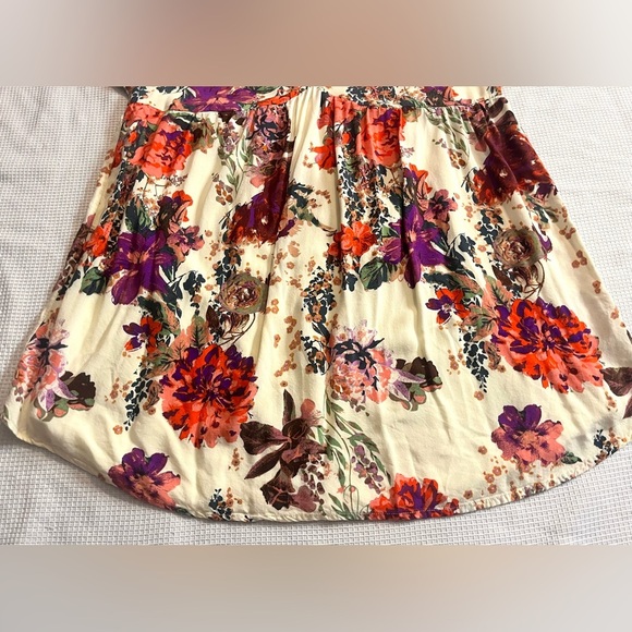 Andree by Unit Floral V-Neck Women's Tunic Dress Women’s Size 1X - Picture 5 of 16